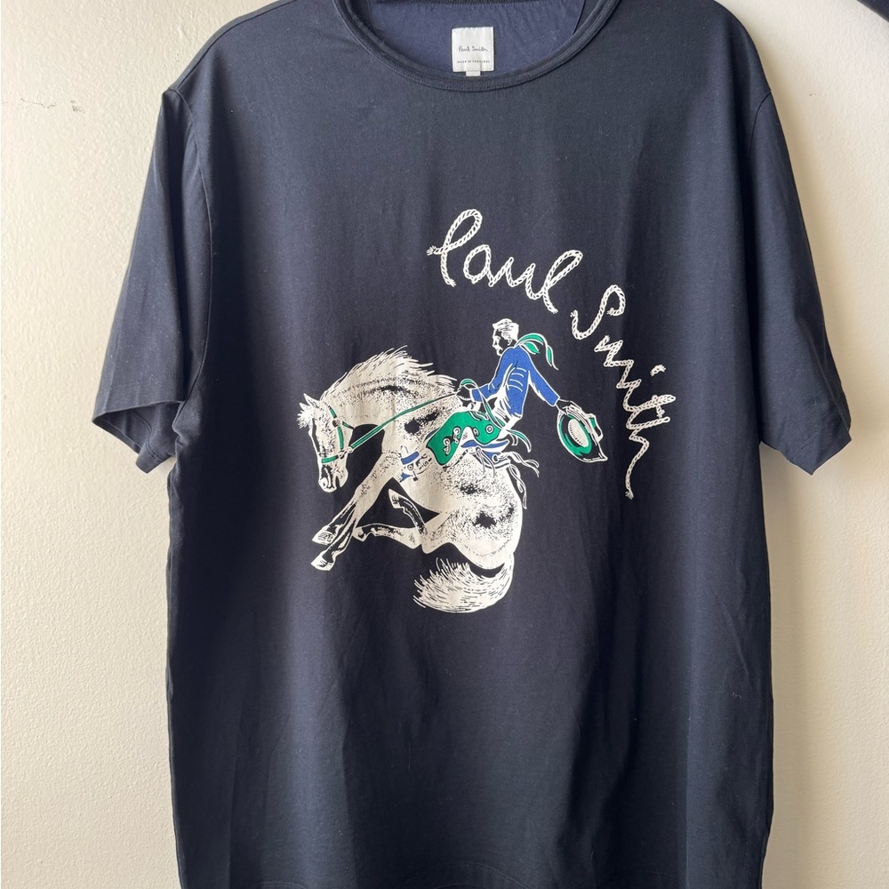 Paul Smith Crewneck Tee with Signature Label